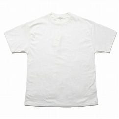 INTERIM インテリム ハイゲージ スビン ジャージー Tシャツ HIGH GAUGE SUVIN JERSEY S/S TEE ホワイト|I|BRAND