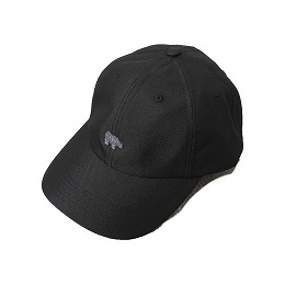 SCYE BASICS サイベーシックス コットンポリ サージ ベースボール キャップ  C/PE Serge Baseball Cap ブラック F