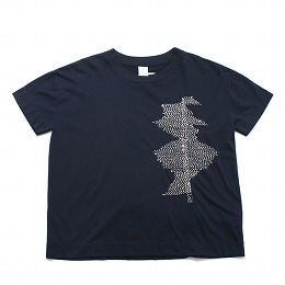 hari to ito  はりといと 手縫い刺繍 もよう ネイビー