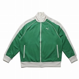 PUMA プーマ ユニセックス T7 トラック ジャケット ジェンダーレス ジャパンモデル アーカイブグリーン ARCHIVE GREEN
