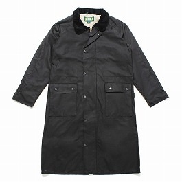 Rockall Outdoor ロッコール アウトドア Aussie Duster Waxed Coat ワックスコットン オージーダスターコート ブラック
