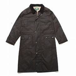 Rockall Outdoor Aussie Duster Waxed Coat ロッコール アウトドア ワックスコットン オージーダスターコート ブラウン|R|BRAND