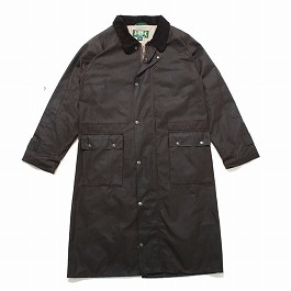 Rockall Outdoor Aussie Duster Waxed Coat ロッコール アウトドア ワックスコットン オージーダスターコート ブラウン