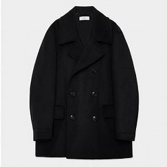 marka マーカ ウールシルクカシミヤビーバー ブリッジコート ブラック BRIDGE COAT BLACK|M|BRAND