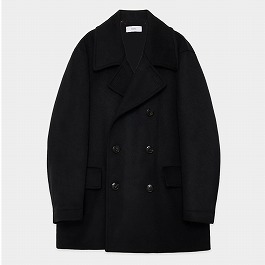marka マーカ ウールシルクカシミヤビーバー ブリッジコート ブラック BRIDGE COAT BLACK