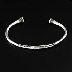 TOUAREG SILVER JEWELRY トゥアレグ シルバー ジュエリー シルバーバングル EBONY MARU シルバー|T|BRAND
