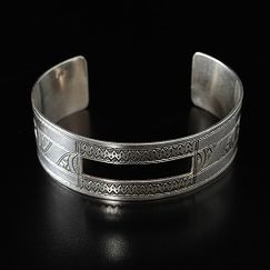 Touareg silver jewelry シルバーバングル DOBLE シルバー F|T|BRAND
