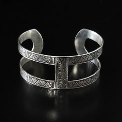TOUAREG SILVER JEWELRY トゥアレグ シルバー ジュエリー シルバーバングル H型 H-SMALL シルバー|T|BRAND