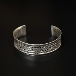 TOUAREG SILVER JEWELRY トゥアレグ シルバー ジュエリー シルバーバングル SIMPLE  シルバー