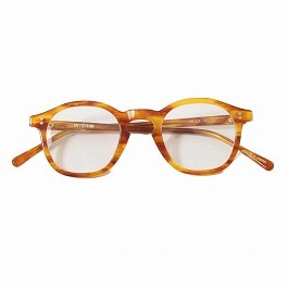 INTERIM インテリム フレーム フランス “パリジャン” クリア グラス 眼鏡  ブラウン PARISIAN CLEAR GLASSES BROWN