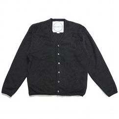 BURLAP OUTFITTER バーラップアウトフィッター ソリッド フリース カーディガン ブラック SOLID FLEECE CARDIGAN 30089 BLACK L|B|BRAND