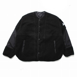 Cape HEIGHTS×TAION ケープハイツ×タイオン ダウンブルゾン リバーシブル KINSELLA キルティング×フリース ブラック