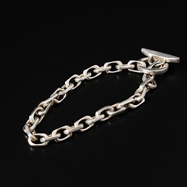 Vintage silver ヴィンテージ シルバー ブレスレット 全長21,5cm 英国