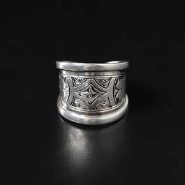 トゥアレグ族　シルバーリング　17号 TOUAREG SILVER JEWELRY トゥアレグ シルバー ジュエリー シルバー