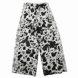 adidas torackpants アディダス オリジナルス サテン ワイドレッグ パンツ マルチカラー オフホワイト
