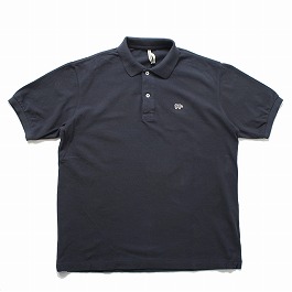 SCYE BASICS サイベーシックス 鹿の子 ポロシャツ ウオッシュド Cotton Pique Polo Shirt ダークグレー