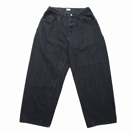 CIOTA シオタ 13.5oz ワイドバギーデニム ミディアムブラック PTL-27WBG-MBK