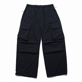 +phenix プラスフェニックス TECH WIDE CARGO PANTS 4WAYストレッチ ナイロン 撥水 テック ワイド カーゴパンツ ネイビー