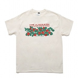 LIBERTY GRAPHICS リバティーグラフィックス 半袖Tシャツ STRAWBERRYS NATURAL