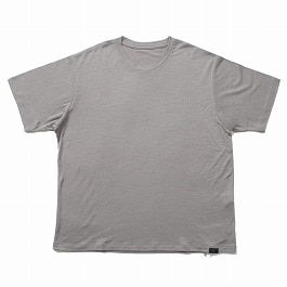 CAPERTICA カペルチカ ウールTシャツ Super120s ウオッシャブルウール グレージュ GREIGE
