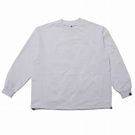 +phenix プラスフェニックス DRAWSTRING LONG SLEEVE TEE ドローストリングロングスリーブTシャツ ホワイト