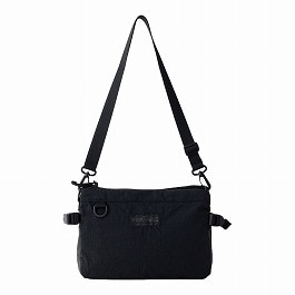 WILDTHING ワイルドシングス TWIN SACOCHE リップストップナイロン ツインサコッシュ ブラック