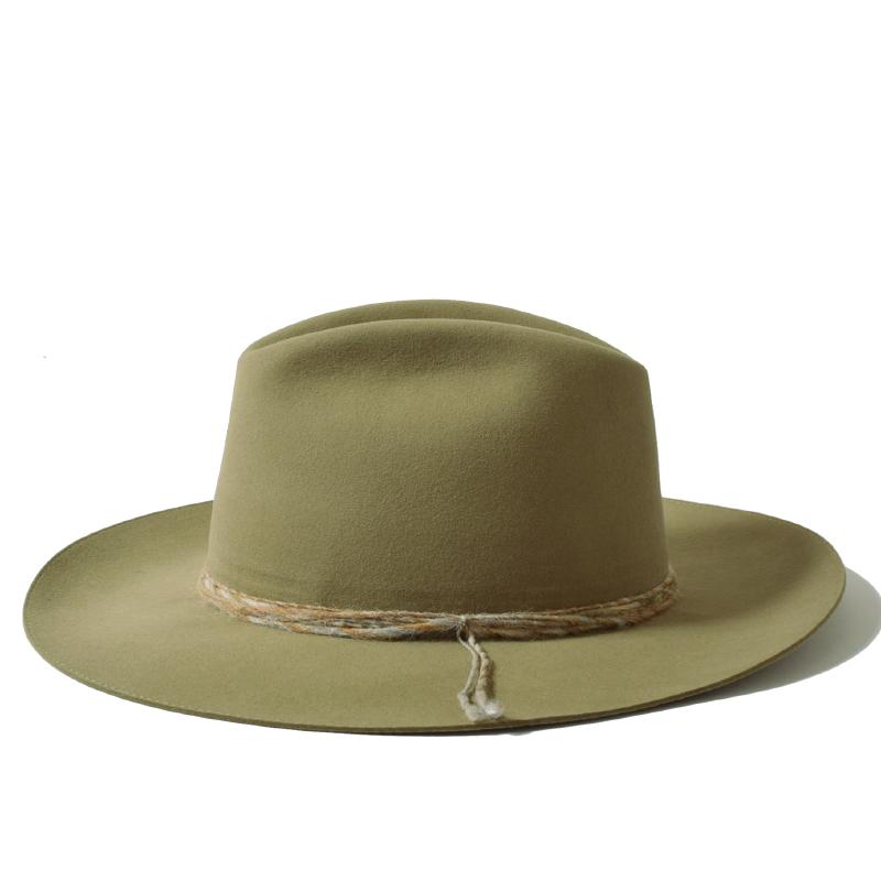 【SALE】SuperDuperHats スーパーデューパーハッツ MIX毛糸リボンハット ラビットファーフェルト 7.5ｃｍツバ