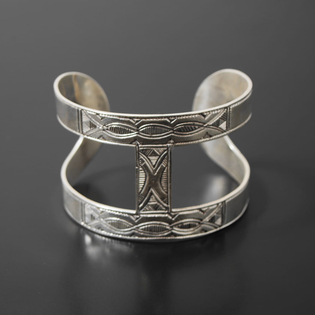 TOUAREG SILVER JEWELRY トゥアレグ シルバー ジュエリー シルバーバングル H型 シルバー