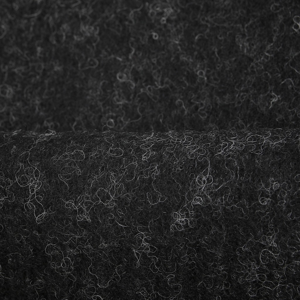 SCYE BASICS サイ シェットランドウール ブラッシュド クルーネックニット チャコール Shetland Wool Brushed Sweater