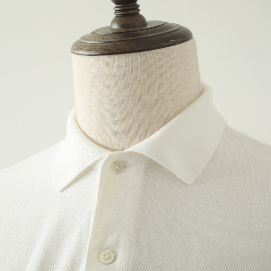 SCYE BASICS サイベーシックス 鹿の子 ポロシャツ ウオッシュド Cotton