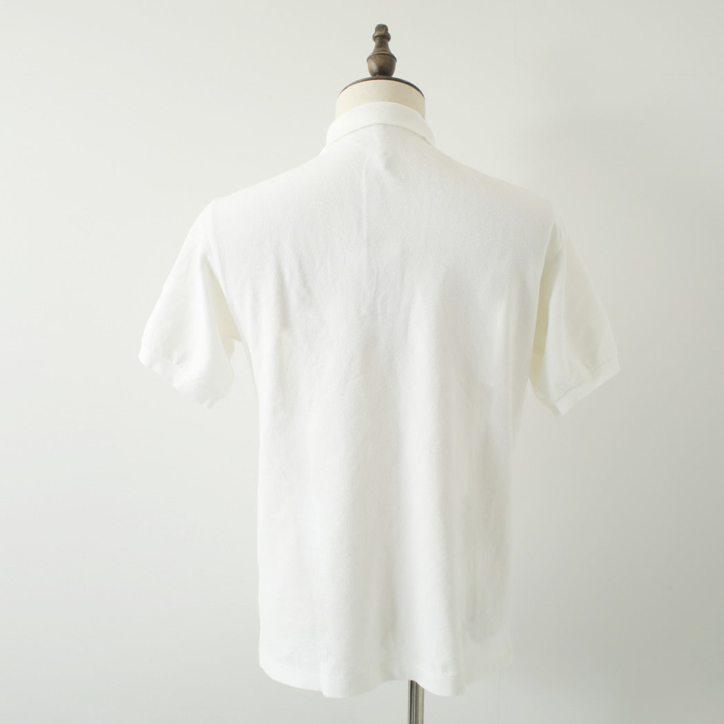 SCYE BASICS サイベーシックス 鹿の子 ポロシャツ ウオッシュド Cotton Pique Polo Shirt オフホワイト