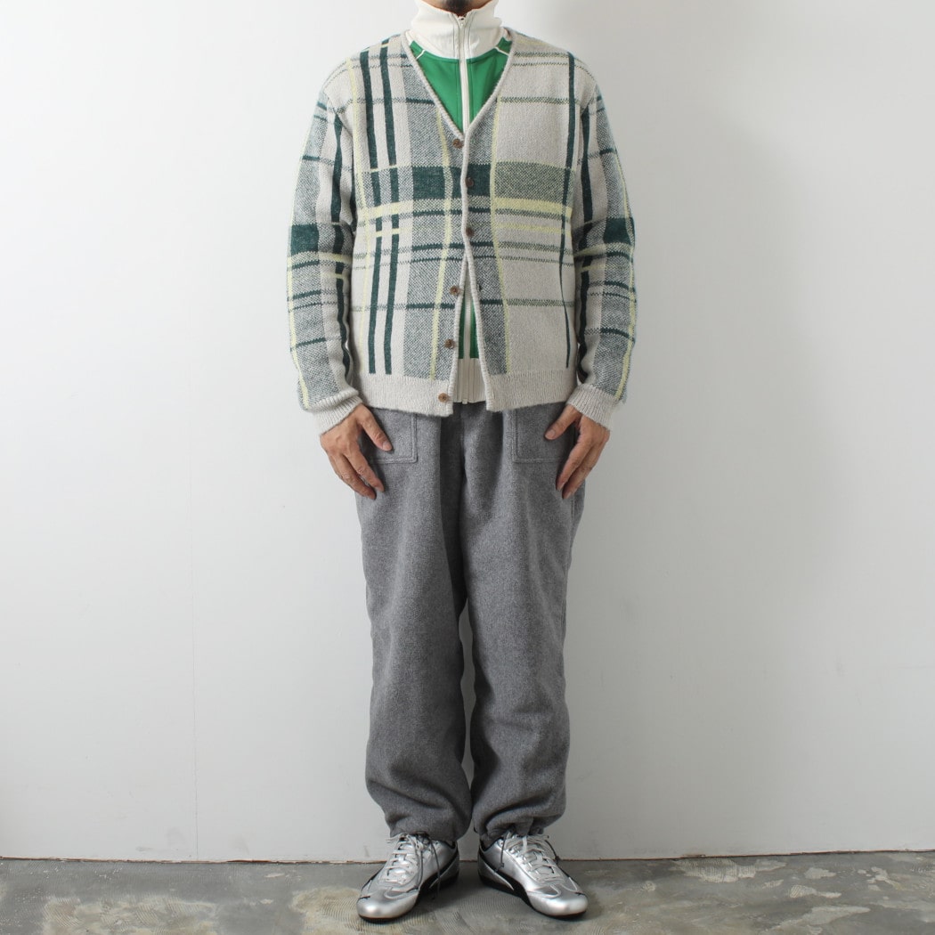 plaid pattern cardigan / チェックパターンカーディガン mideal（マイディール）の「plaid pattern cardigan / チェック