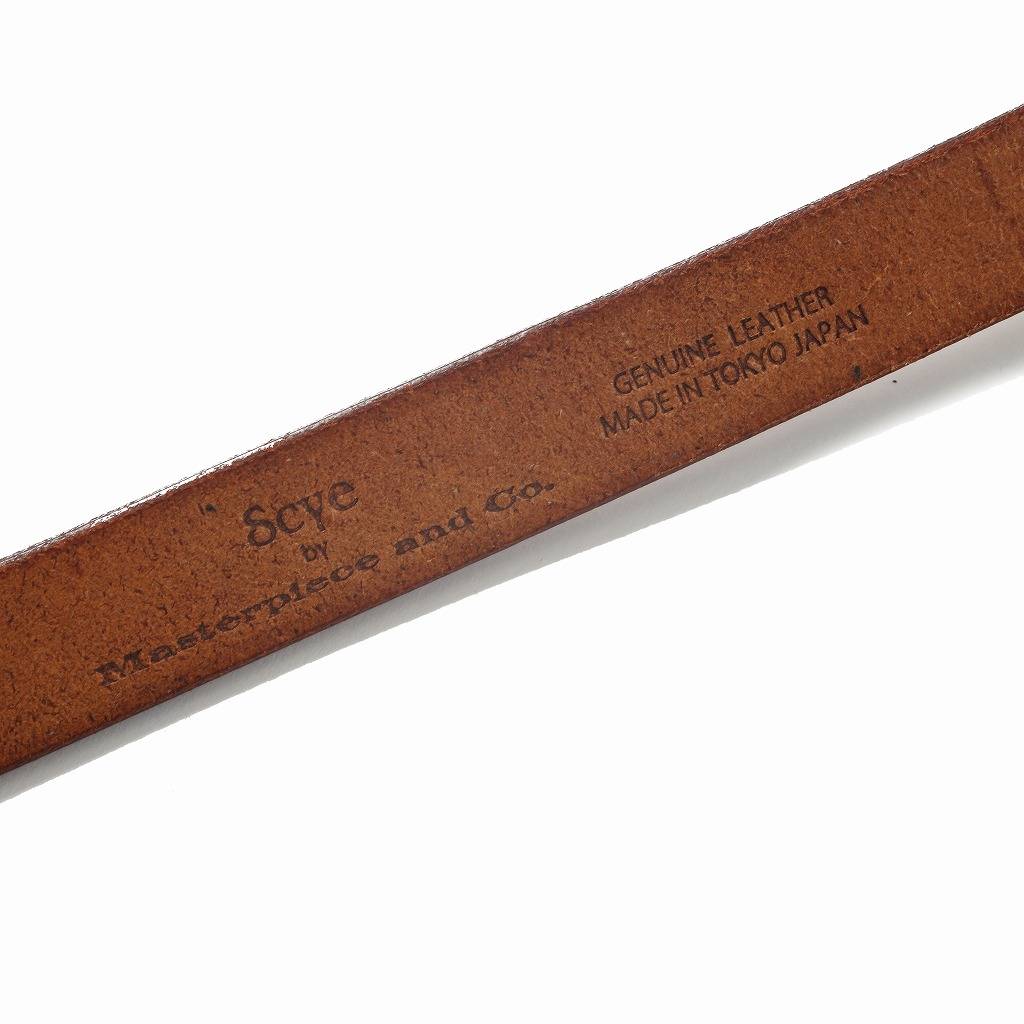 Scye サイ ベルト Cow Shoulder Number Belt ロンドンタン／101