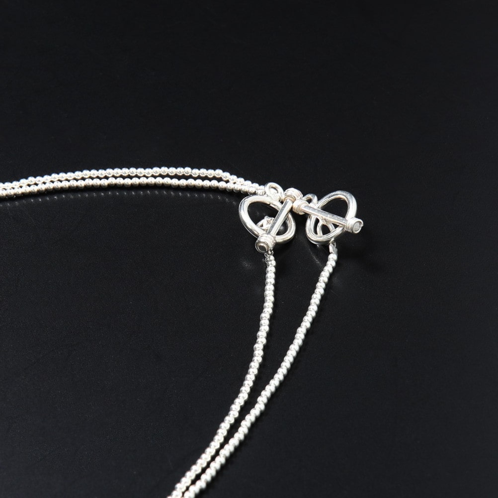 インテリムINTERIM “TAXCO SILVER PAIR NECKLACE INTÉRIM / インテリム】TAXCO SILVER PAIR NECKLACE - SILVER