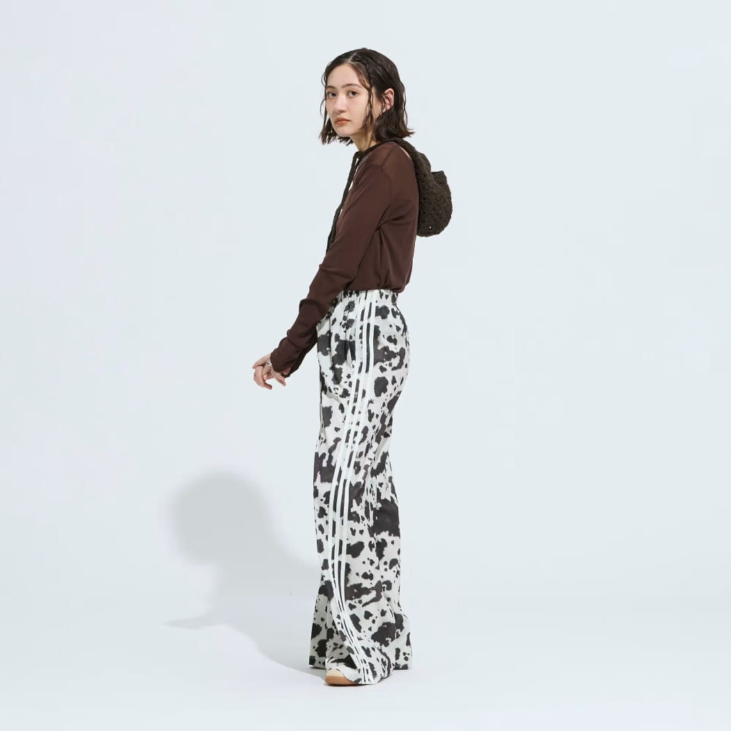 adidas torackpants アディダス オリジナルス サテン ワイドレッグ