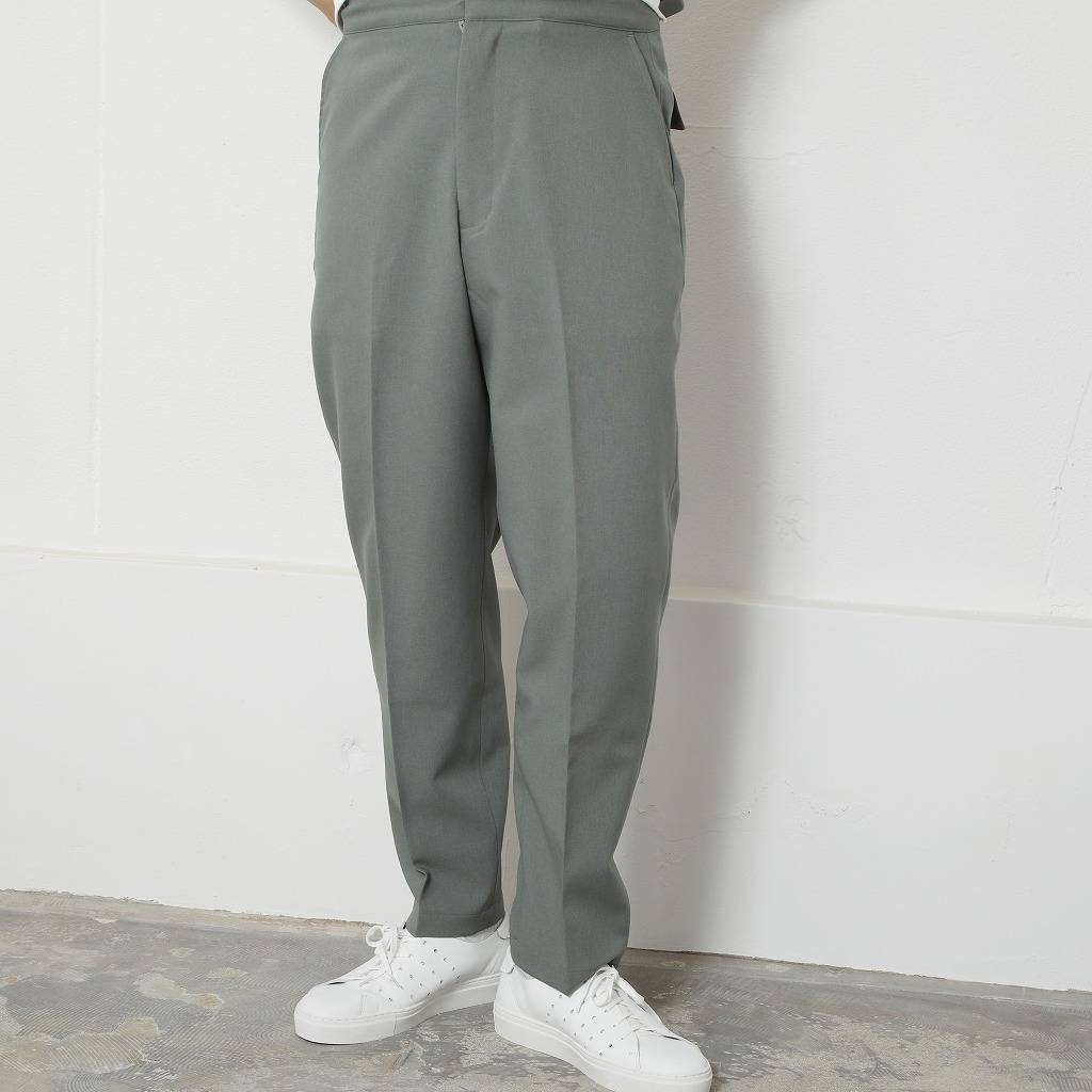 ATHA アタ ウールパンツ HIGH DENSITY WOOL-LIKE TAPERED EASY TROUSERES