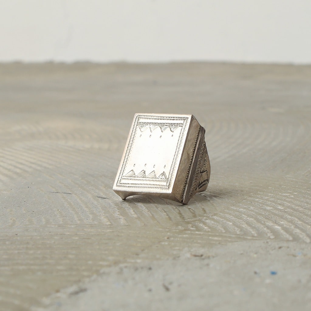 小物 rosaria product Tuareg Silver Square TOUAREG SILVER JEWELRY トゥアレグ シルバー ジュエリー リング pure