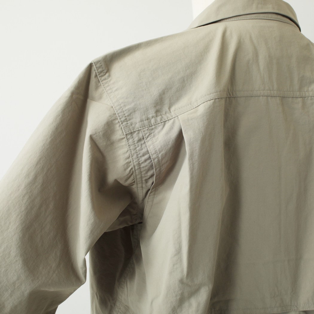 BURLAP OUTFITTER バーラップアウトフィッター キャンプシャツ サプレックスナイロン 半袖 CAMP SHIRT BRINDLE