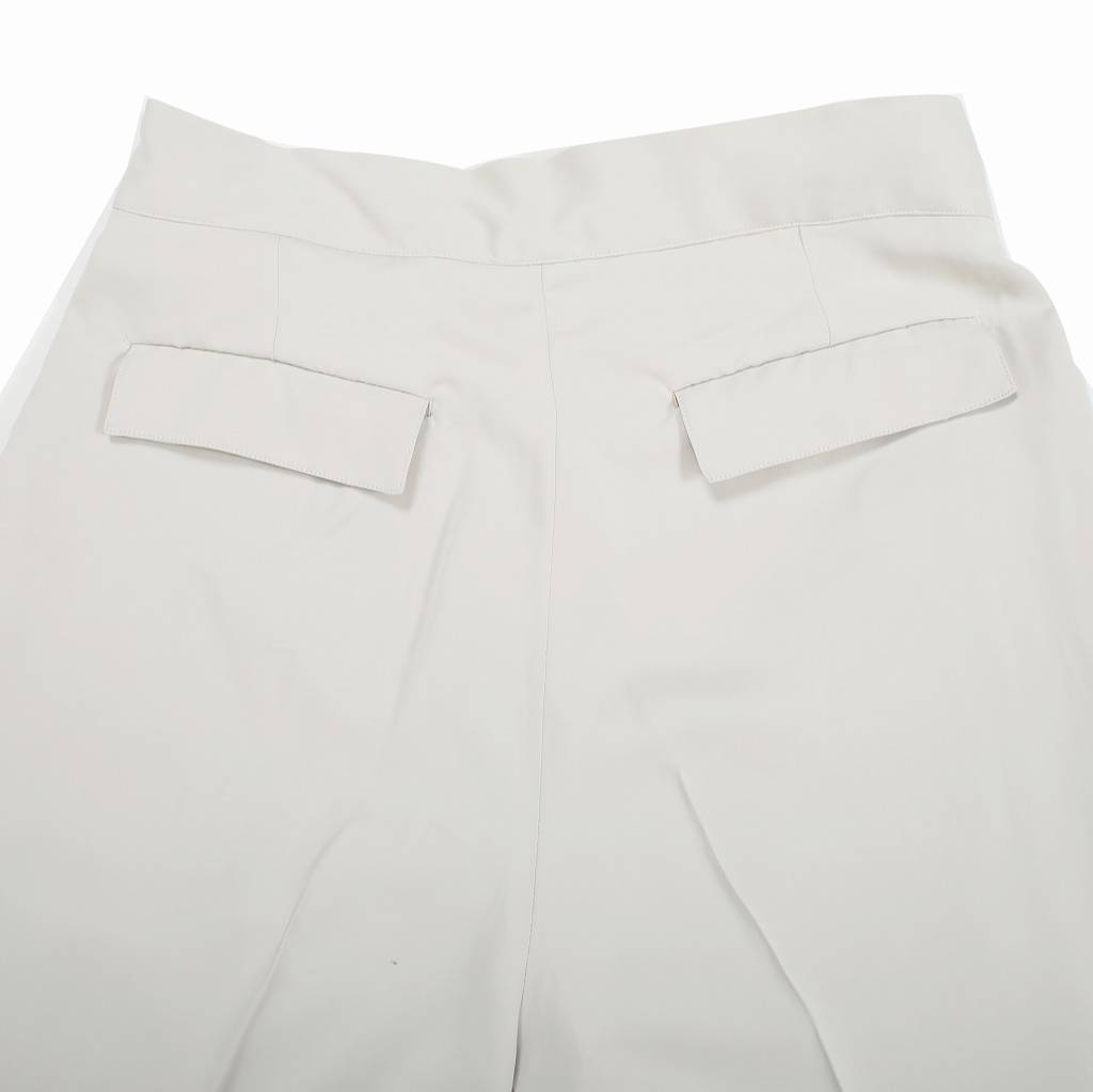 ATHA アタ サテン イージートラウザーズ ユニセックス SATIN STRAIGHT EASY TROUSERS ライトグレー