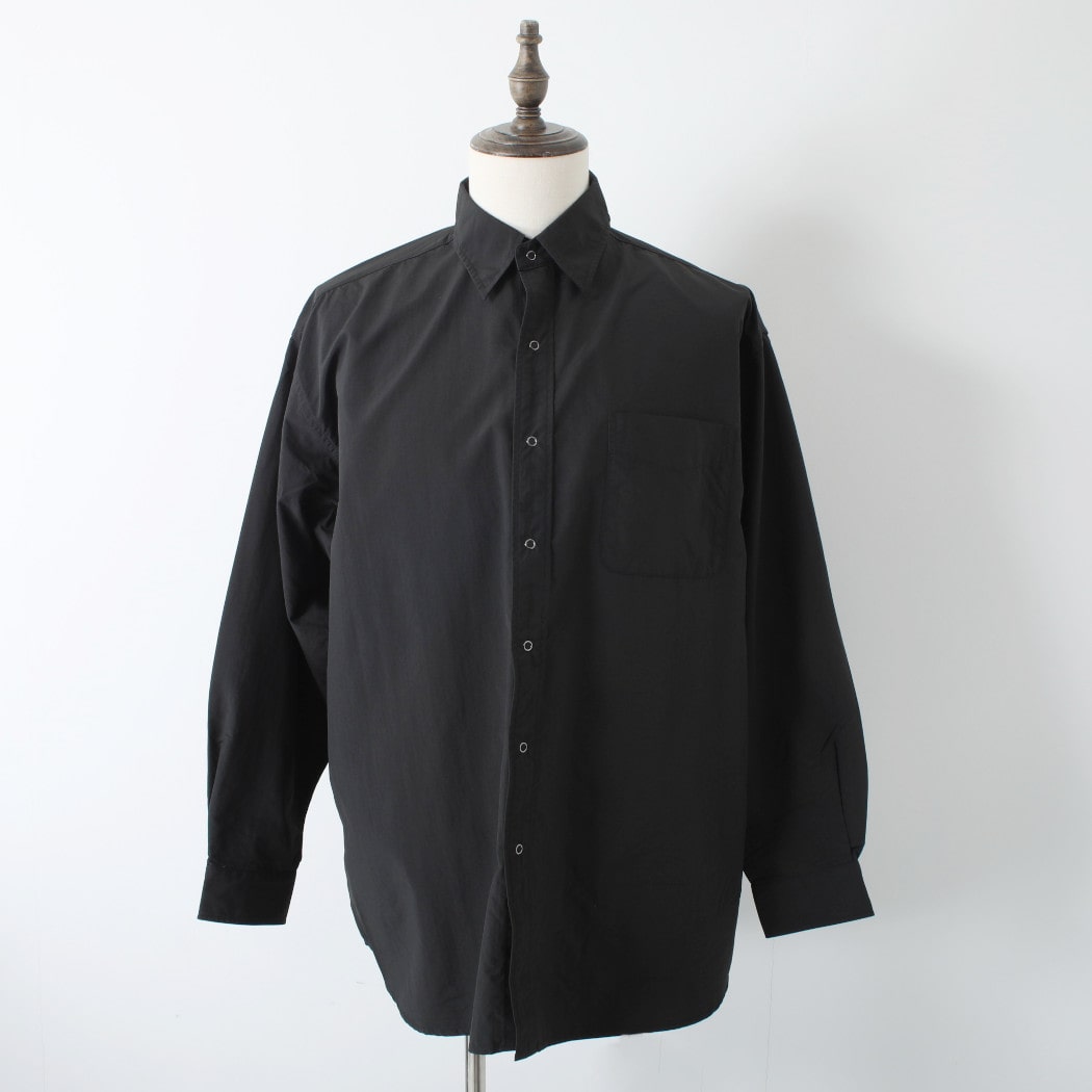 CHASSE ナイロンリップシャツ ブラック サイズ1 新品未使用 NYLON RIP SHIRT BLACK | FUDGE UP NOTHING