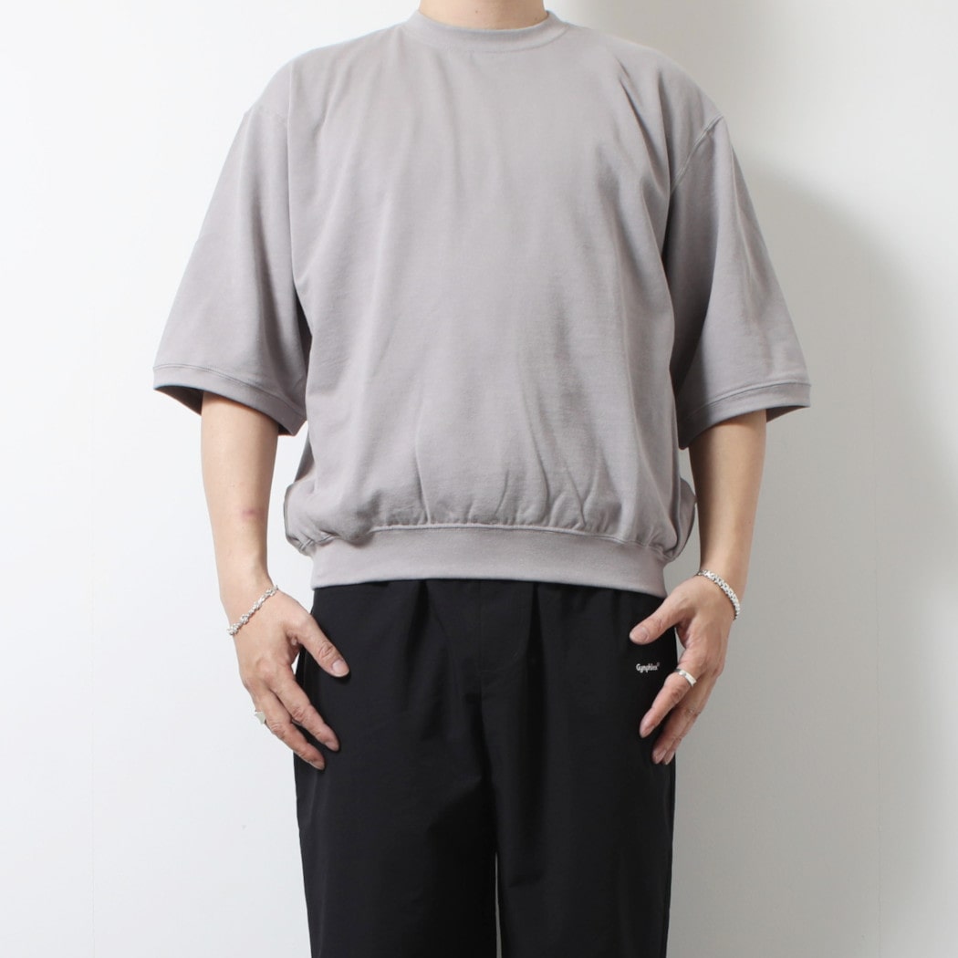 amne アンヌ mini terry half sleeve crew 半袖 クルーネック