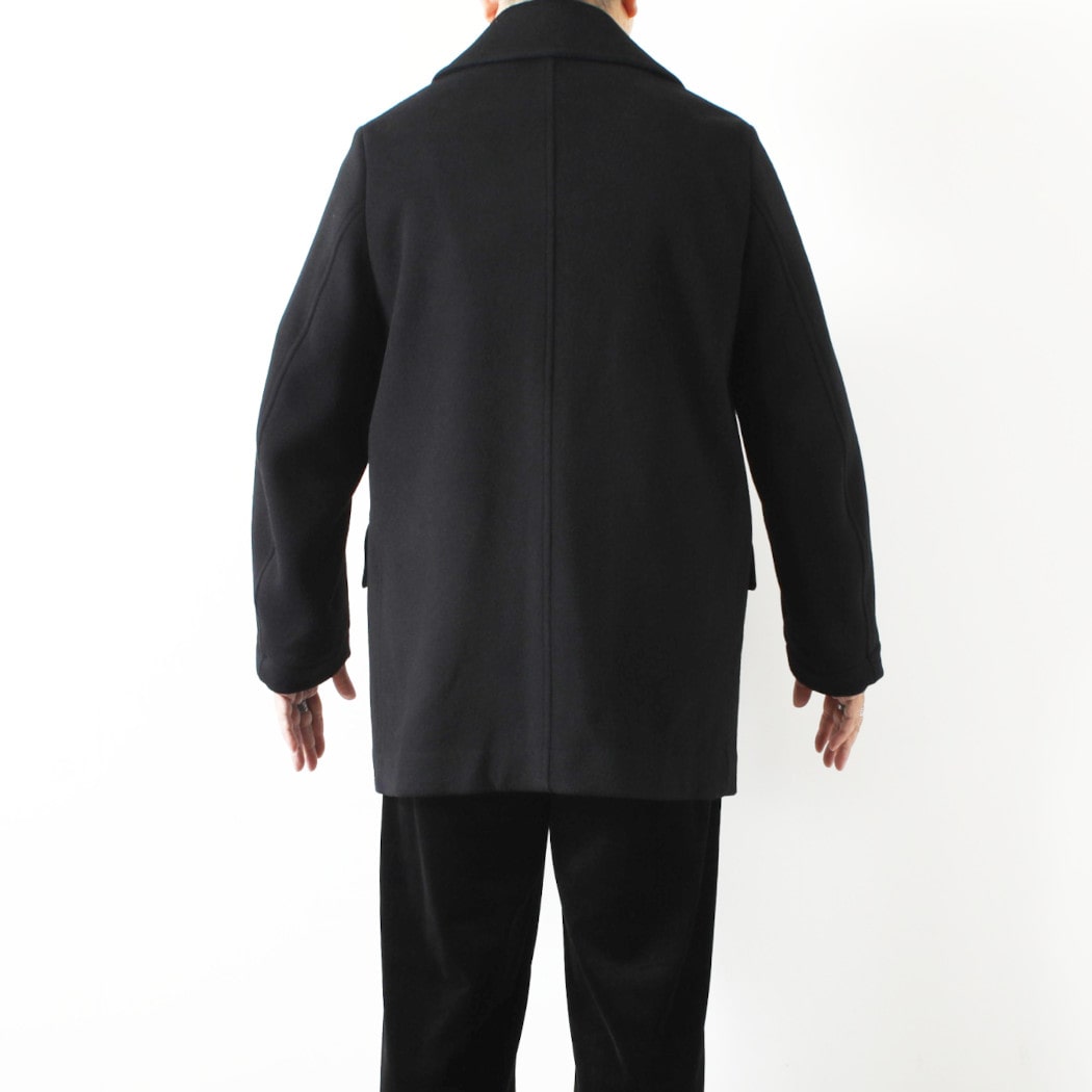 marka マーカ ウールシルクカシミヤビーバー ブリッジコート ブラック