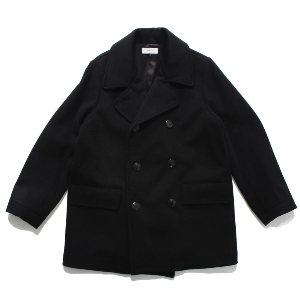 marka マーカ ウールシルクカシミヤビーバー ブリッジコート ブラック