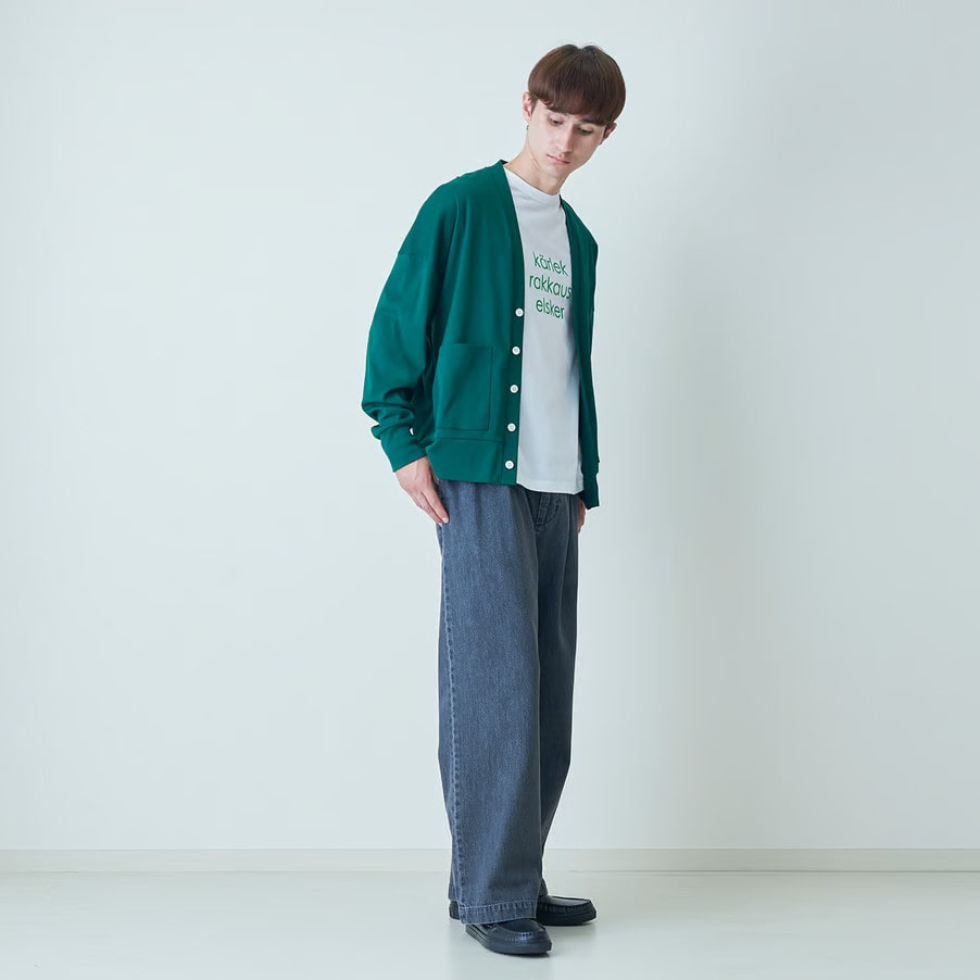 amne アンヌ プリント Tシャツ H_s tee L.L.L BLACK