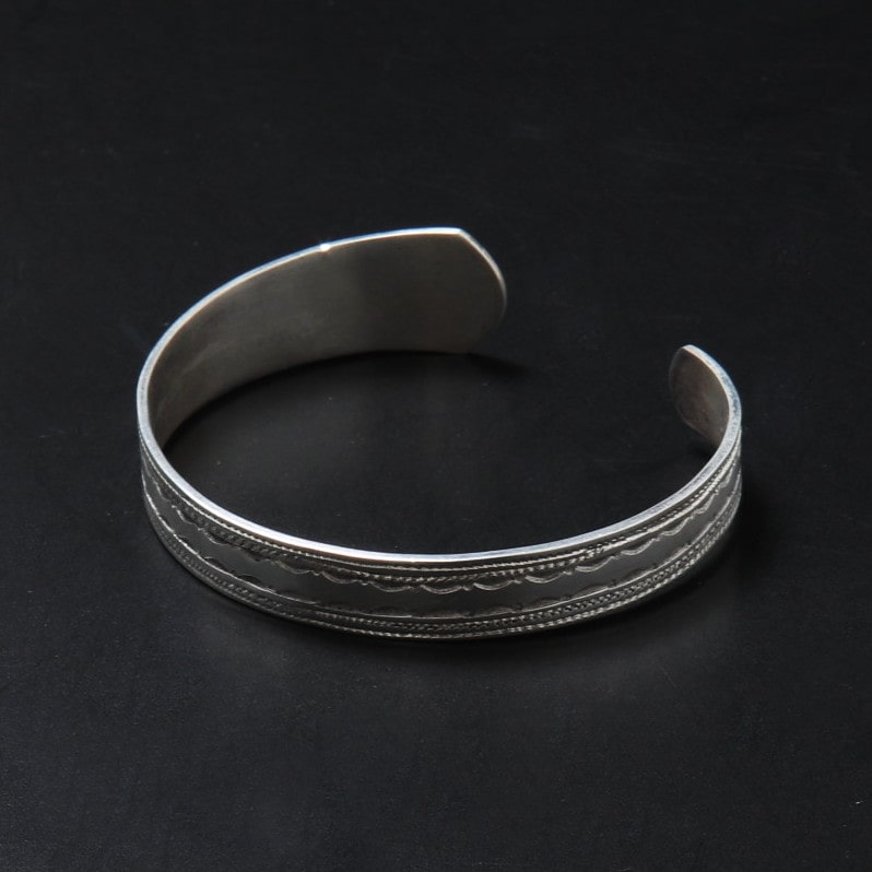 トゥアレグ　バングル　シルバー925 トゥアレグ シルバーバングル TOUAREG SILVER BANGLE WIDE No14