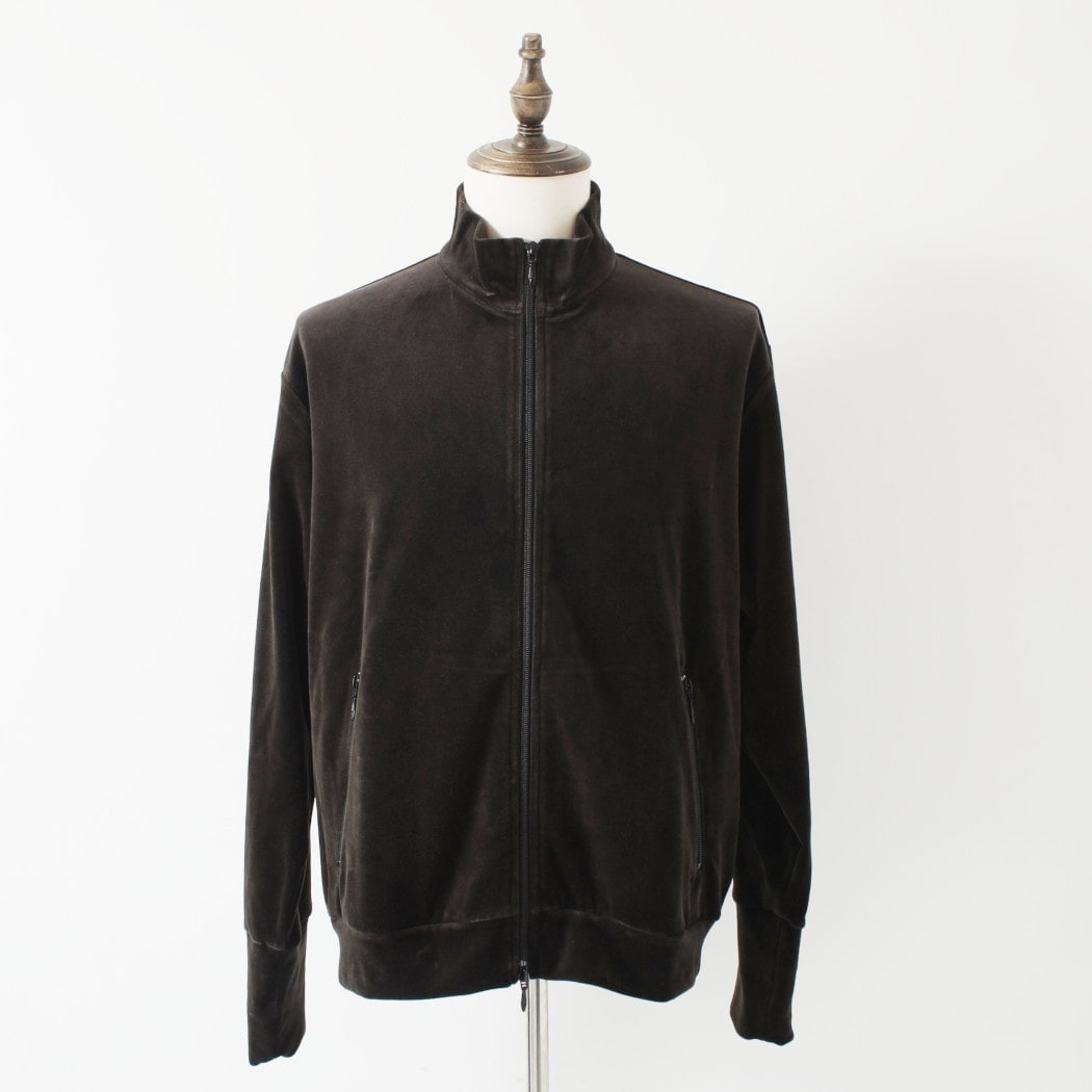 marka マーカ オーガニッコットンベロア フルジップトラックジャケット