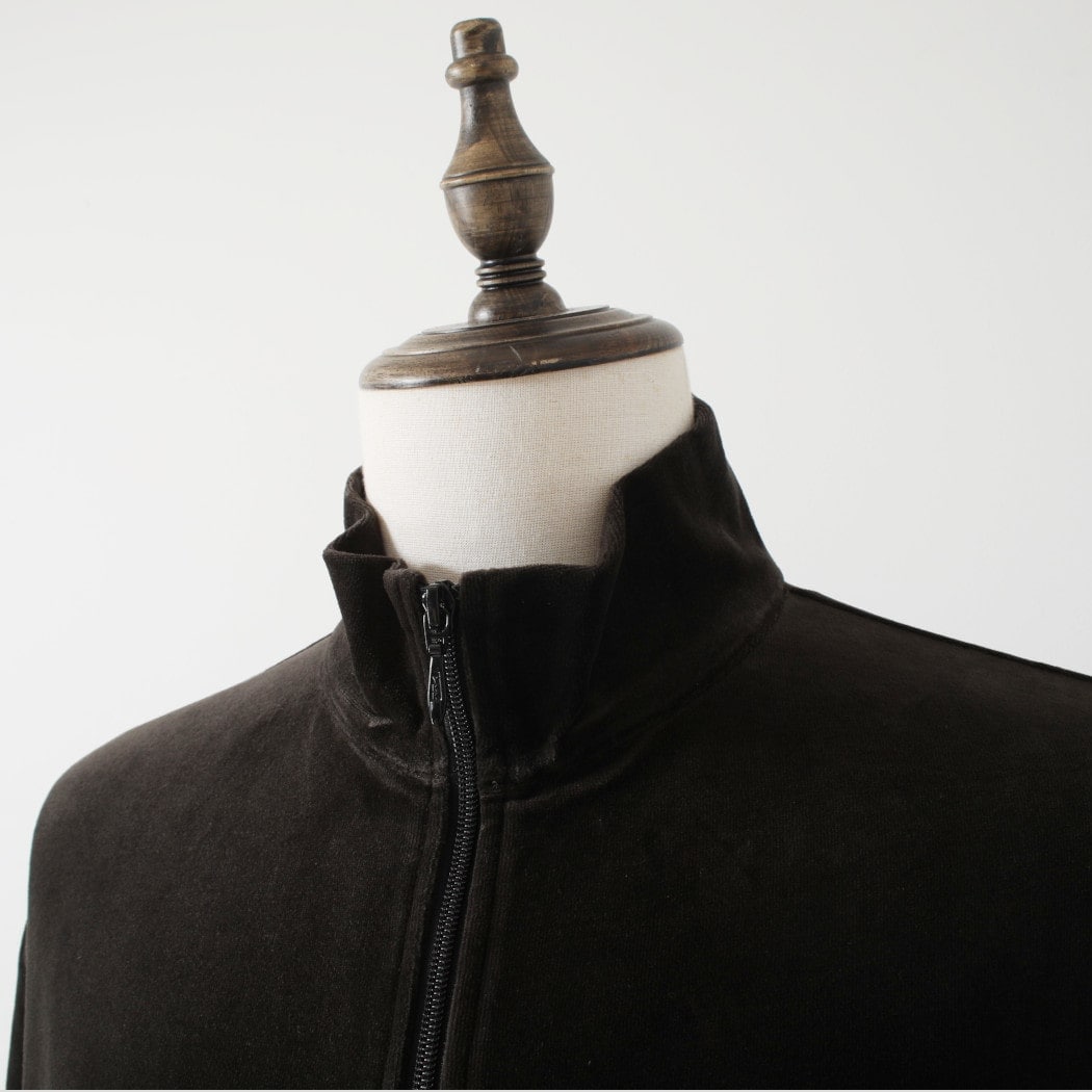 marka マーカ オーガニッコットンベロア フルジップトラックジャケット