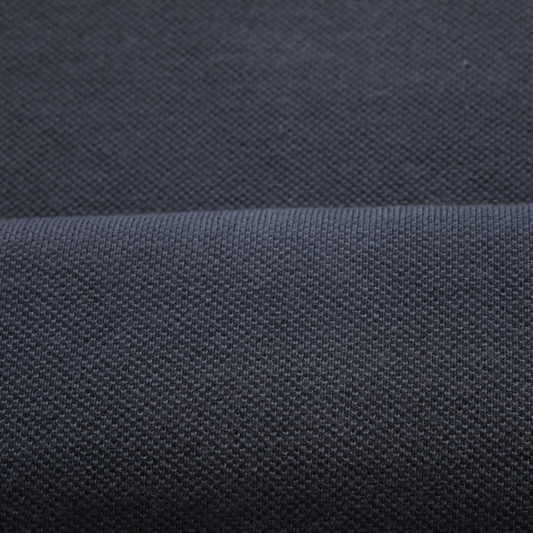 SCYE BASICS サイベーシックス 鹿の子 ポロシャツ ウオッシュド Cotton Pique Polo Shirt ダークグレー