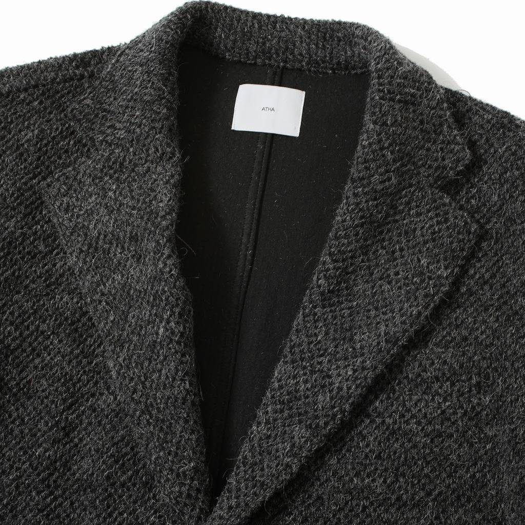 ATHA アタ ボックスジャケット ICELANDIC WOOL KANOKO
