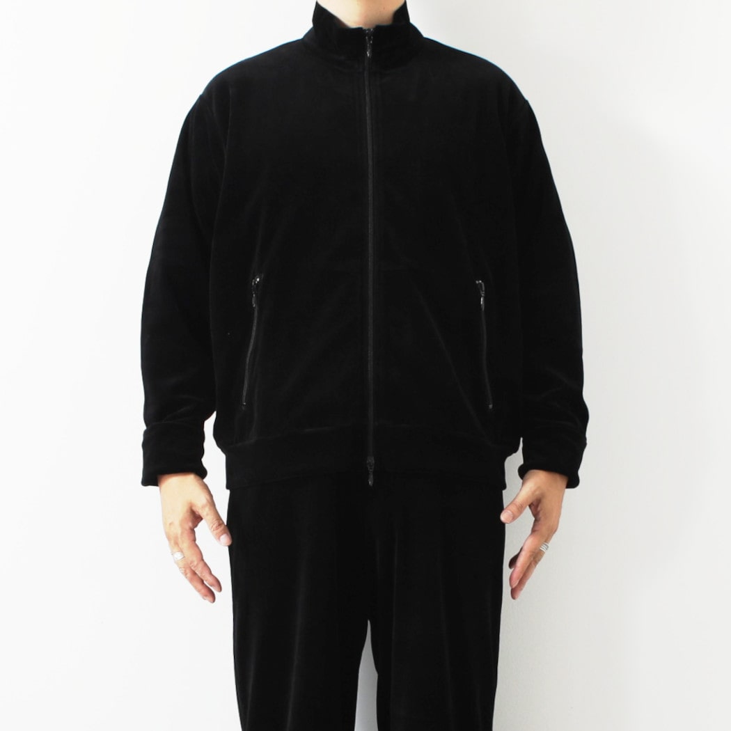 marka マーカ オーガニッコットンベロア フルジップトラックジャケット